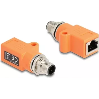 DeLOCK 60617 lyties keitiklis M12 RJ45 violetinis