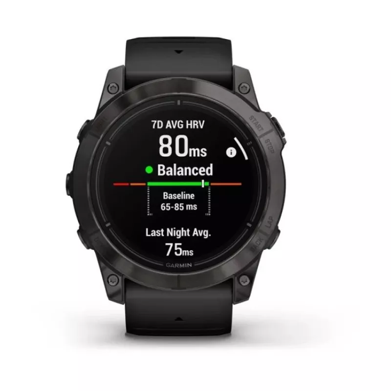 Garmin EPIX PRO g2 51mm Safyras Anglies Pilkas DLC Titanas Juodas