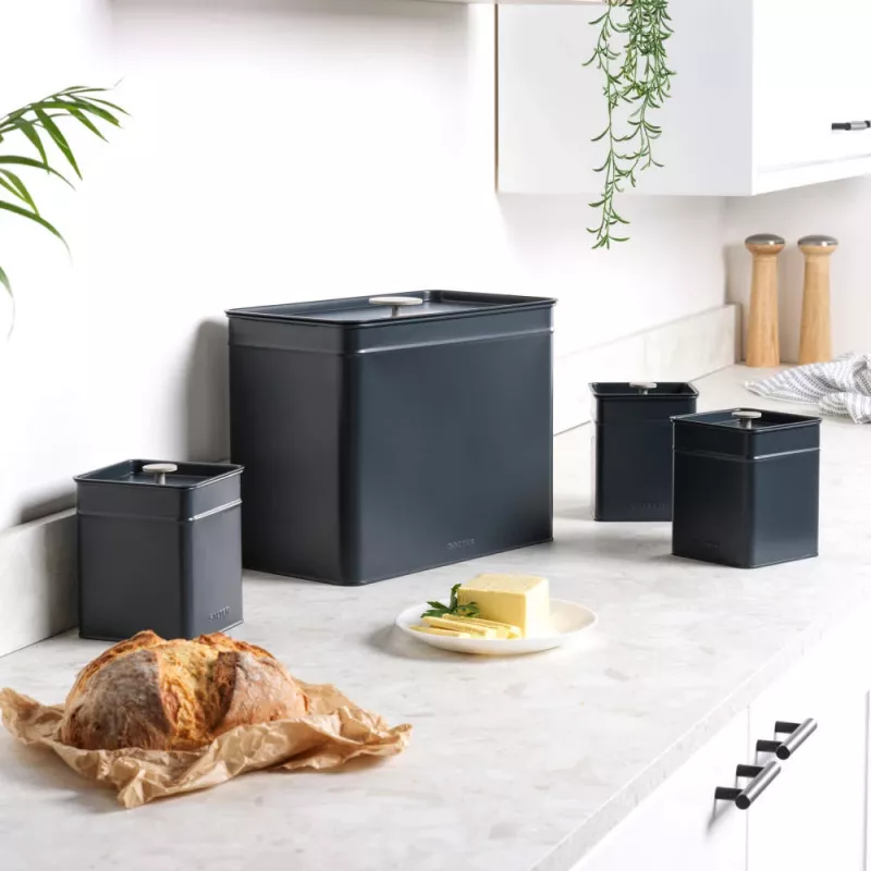 Virtuvės sandėliavimo indų rinkinys Salter BW126131EU7 4 vnt. hermetiški metaliniai ir plastikiniai indai