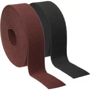 Abrazyvinis neaustinis ritinys 3M 7100182470, 115 mm x 10 m, raudonas, A Fine/Medium