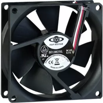 Inter-Tech 88885181 Kompiuterio korpuso ventiliatorius 8 cm juodas (88885181)