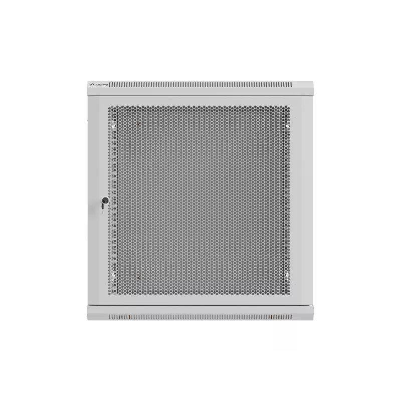 Sieninis 19 inch stelažas 12U 600x600 pilkas