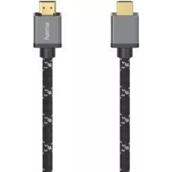 HDMI kabelis Hama 00205239 2 m HDMI A tipo (Standartinis) Juoda, Pilka