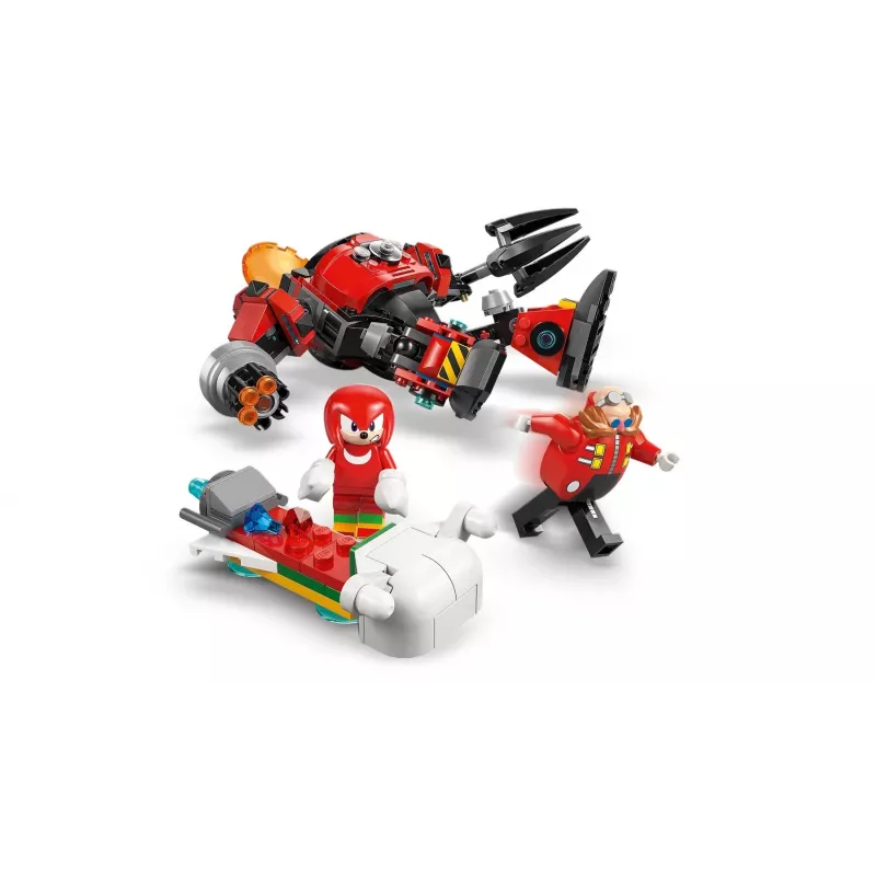 LEGO konstruktorius Sonic the Hedgehog 77005 Knuckles vs Dr Eggman Egg Crusher Mech, 350 dalių, nuo 8 metų