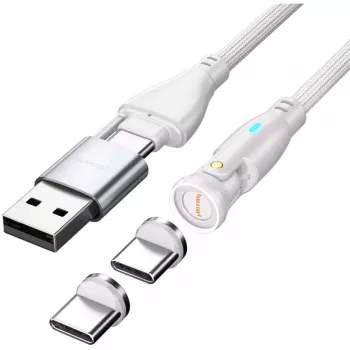 USB kabelis 4smarts 541236 USB 2.0 1,8 m USB C baltas