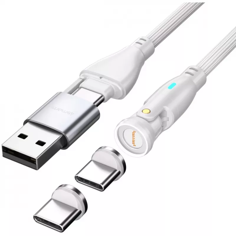 USB kabelis 4smarts 541236 USB 2.0 1,8 m USB C baltas