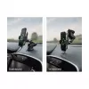 Automobilinis laikiklis DELOCK 66939 mobiliesiems telefonams su siurbtuku, juodai pilkas, belaidžio įkrovimo palaikymas