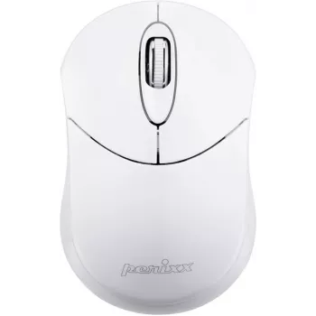 Perixx PERIMICE-802W, belaidė Bluetooth pelė kompiuteriui ir planšetei, balta