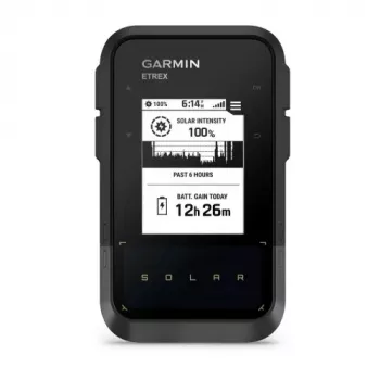 Garmin eTrex Solar – nešiojamas GPS navigatorius su saulės baterija