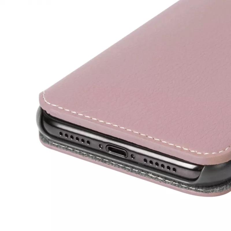 Dėklas Krusell Pixbo 4 Card SlimWallet rožinis