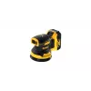 Šlifuoklis diskinis DeWALT DCW210N bešepetėlis 18 V, 125 mm pagrindas, 8000–12000 OPM, 930 g