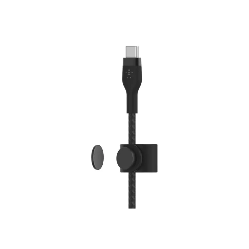 Belkin BoostCharge PRO Flex USB-C / USB-C pynė silikoninė 2 m, juoda