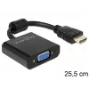 DeLOCK 65512 vaizdo kabelio adapteris VGA į HDMI