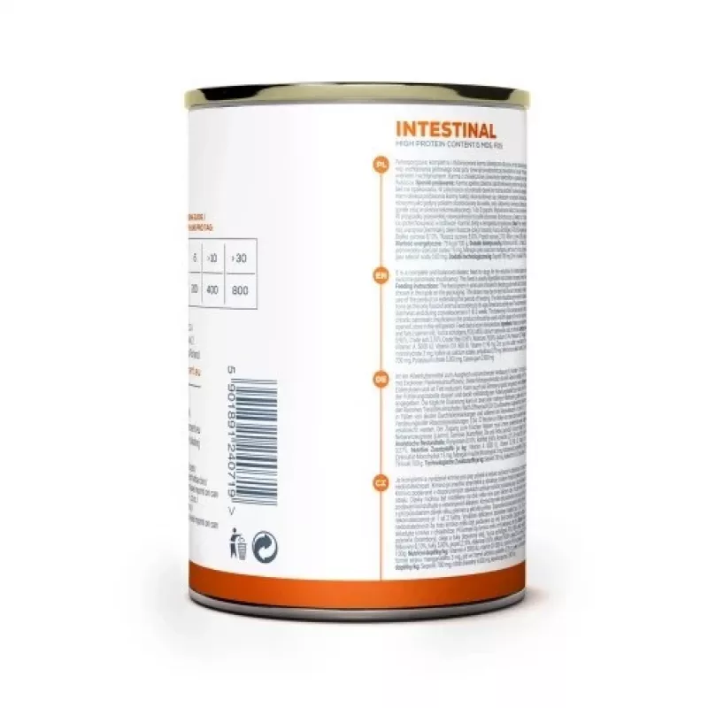 Šlapias šunų ėdalas VETEXPERT Veterinary Diet Intestinal 400 g, paukštiena, be grūdų, skirtas atsigavimui po virškinimo trakto operacijos