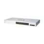 Valdomas L2 Gigabit PoE jungiklis Cisco CBS220-24FP-4G — 24x Gigabit RJ-45, PoE, 56 Gbps, MAC 8192, montuojamas į stelažą