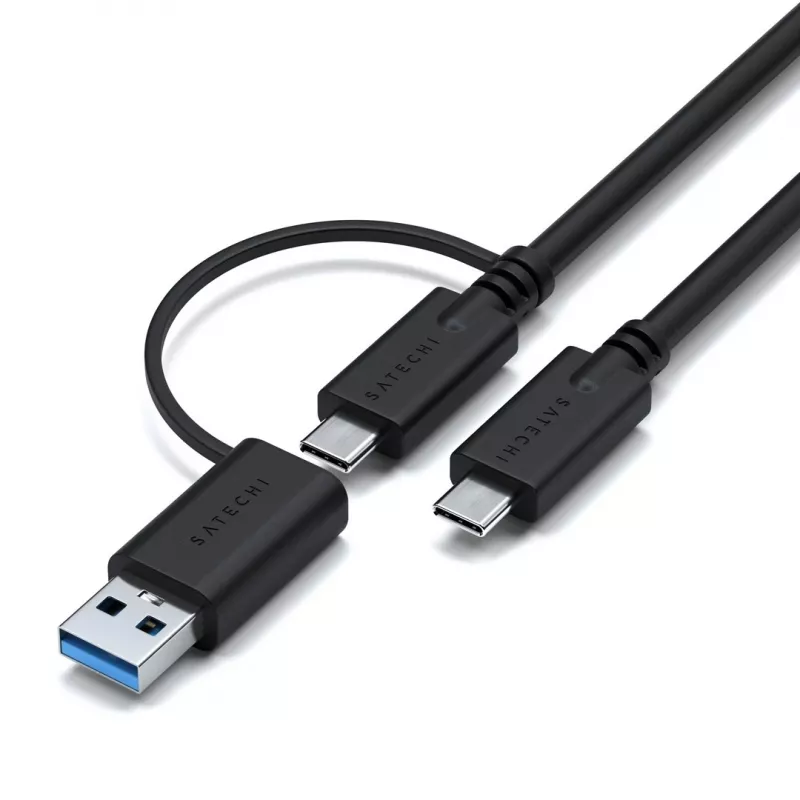 Satechi Triple 4K Display Wired Dock Black Silver 4K Ultra HD 60 Hz