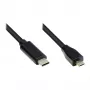 Good Connections USB 2.0 laidas Micro B-C juodas 5m