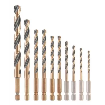 DeWalt DT20620-QZ metalinių grąžtų rinkinys 10 vnt HEX 1/4