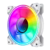 Gamemax DUAL RING INFINITY ventiliatorius korpusui | Baltas