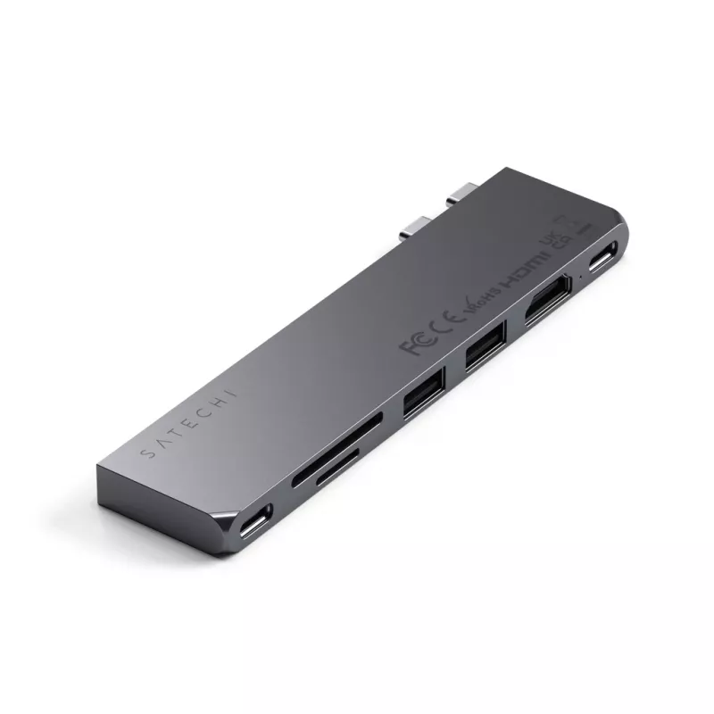 Satechi Type-C Pro Hub Slim – Kosminė pilka