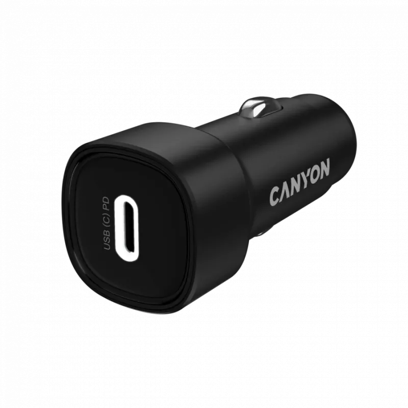 Automobilinis kroviklis CANYON OnDrive 30 PD 30W USB-C juodas