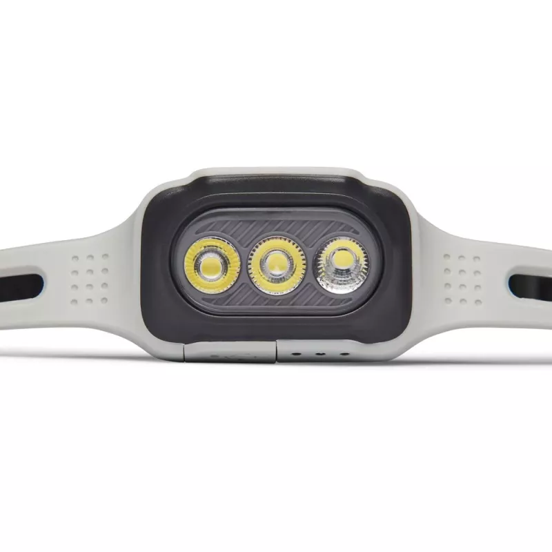 Juostinė galvos lemputė Black Diamond Deploy 325 — LED 325 lm, įkraunama per USB-C, IPX4, 38,5 g
