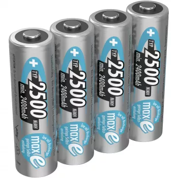AA baterija Ansmann 2500mAh maxE plus nikelio-metalo hidrido (NiMH) įkraunama