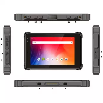 Nešiojamas planšetinis kompiuteris ALLNET X-trail-100-Intel su Windows, NFC ir LTE