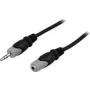 Garso ilginimo laidas Deltaco MM-164 15 m 3,5 mm juodai pilkas