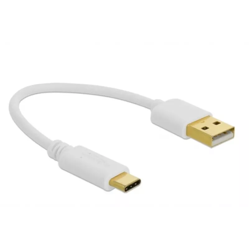 Įkrovimo laidas USB DeLOCK Type-A į USB Type-C 15 cm
