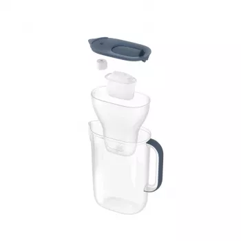 BRITA Style Essential 2,4 L vandens filtro ąsotis Graphite su MAXTRA kasetė ir Smart Light
