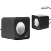 Garsiakalbis 2 krypčių PC Audiocore AC870 B — 3 W RMS, laidinis USB maitinimas, 3.5 mm įvestis, 2.0 kanalai