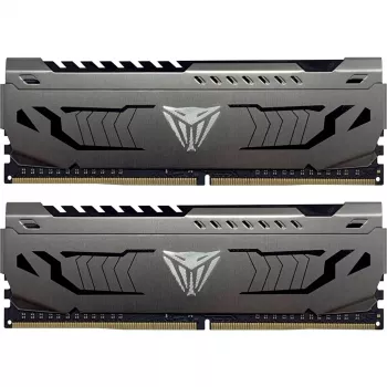 DIMM 16 GB DDR4-3600 (2x 8 GB) Dual-Kit, Arbeitsspeicher grau, PVS416G360C7K, Viper Steel, INTEL XMP