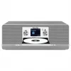 TechniSat DIGITRADIO 372 CD IR internetinis radijo imtuvas su CD, DAB+, FM, antracito ir sidabro spalvos
