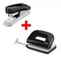NOVUS E210 puncher ir E15 stapler rinkinys, juodas