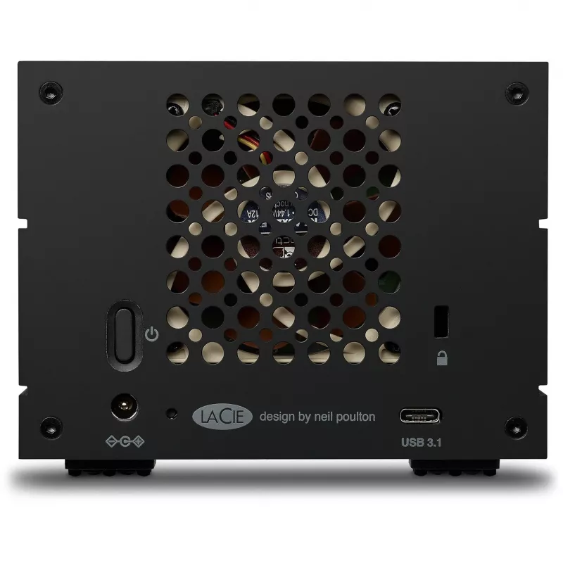 Darbalaukio RAID HDD masyvas SEAGATE LaCie 2big Raid USB‑C 40TB — 2 lizdai, HDD, USB‑C