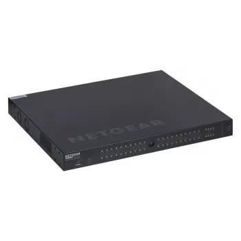 NETGEAR GSM4248PX-100EUS valdomas jungiklis L2/L3/L4 Gigabit Ethernet (10/100/1000) PoE juodas