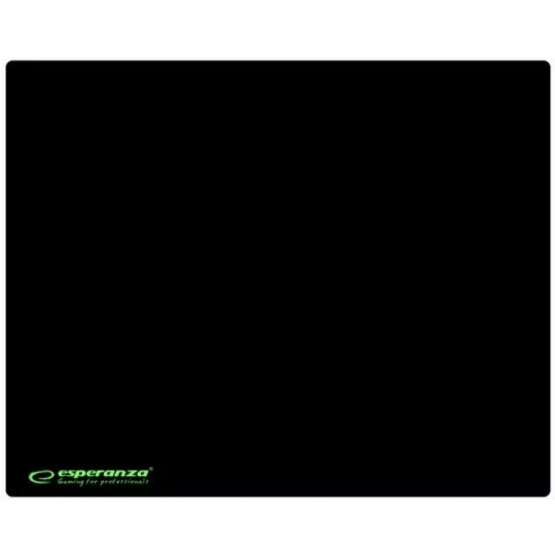 Pelės kilimėlis žaidimams ESPERANZA EGP102K — guminis, 300×240 mm, 3 mm storio, neslystantis, juodas