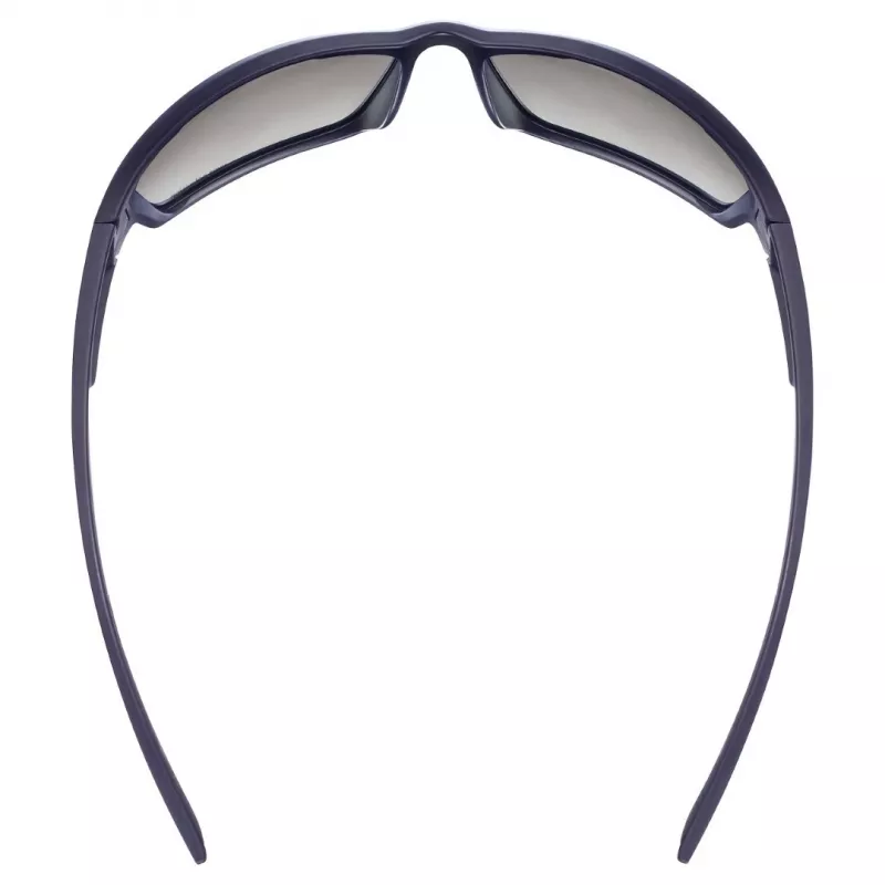 UVEX sportstyle 233 P universalūs sportiniai akiniai su mėlynais veidrodiniais lęšiais, tamsiai mėlyni, 28 g
