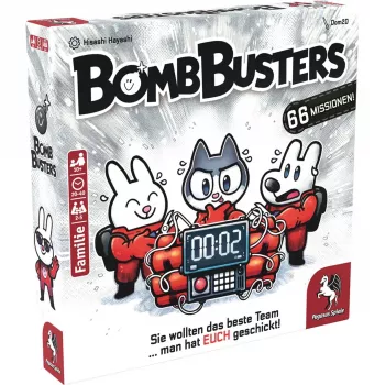 Stalo žaidimas Pegasus Spiele Pegasus Bomb Busters (Spiel des Jahres 2025) – šeimyninis strateginis žaidimas