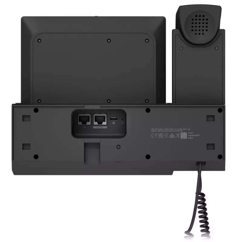 IP telefonas UBIQUITI G3 Touch Wall — 7 colių 1280×800 ekranas, 32 GB atmintis, 5 MP kamera, Gigabit Ethernet, Wi‑Fi (802.11a/b/g/n/ac), juodas