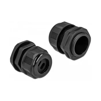 Kabelio įvadas DeLOCK 60391 Juodas Plastikinis 2 vnt.