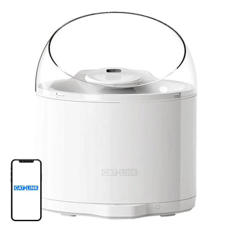 Automatinis vandens gertuvė gyvūnams Catlink PURE 2 — 2,6 L ABS balta, maitinama iš tinklo, tinka katėms ir šunims