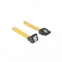 SATA kabelis DeLOCK 82490 0,7 m geltonas