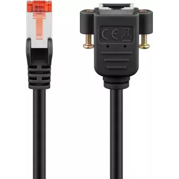 Goobay CAT 6 ilginimo laidas, S/FTP (PiMF), juodas (65639)