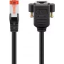 Goobay CAT 6 ilginimo laidas, S/FTP (PiMF), juodas (65639)