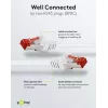 Goobay CAT 6 Patch Laidas S/FTP RJ-45 Cat6 1m Baltas