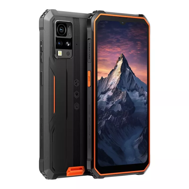 Blackview BV4800Pro 4GB/128GB Oranžinis – tvirtas išmanusis telefonas