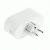 Tellur WiFi AC dvigubas kištukas su energijos matavimu, 16A, 2400W