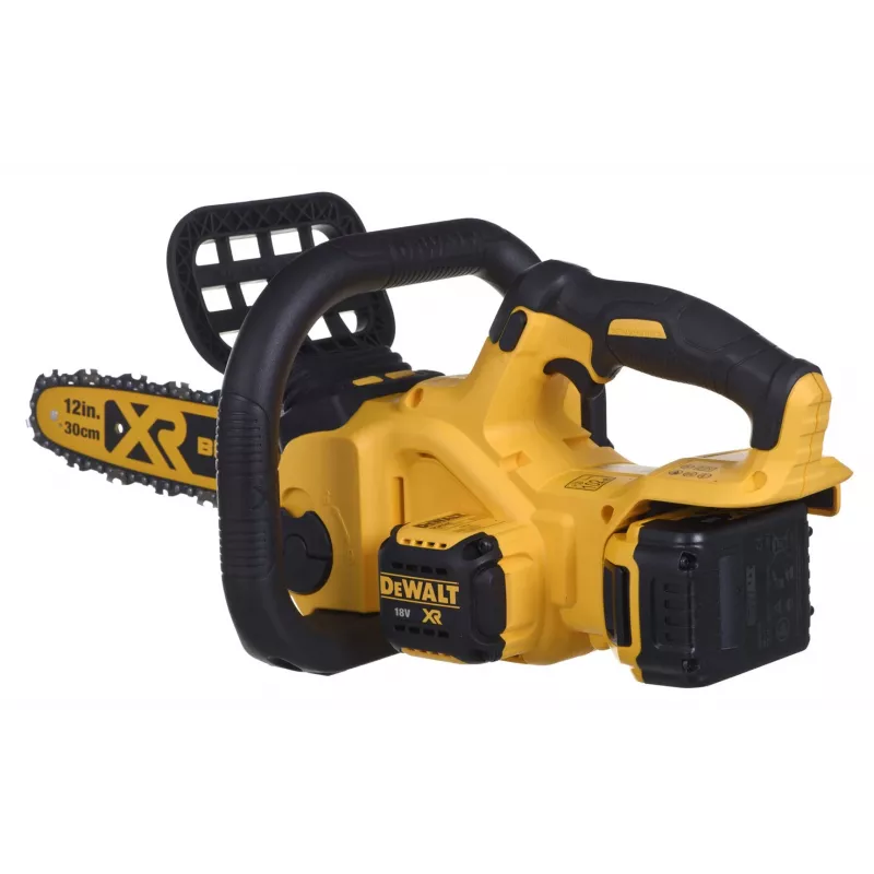Belaidis grandininis pjūklas DeWALT DCM565P1 – 30 cm padanga, 5 Ah baterija